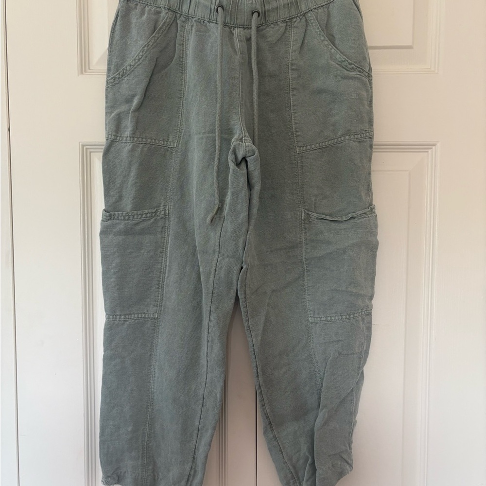 C&C California women’s Cargo Pants - Light Gray/Green